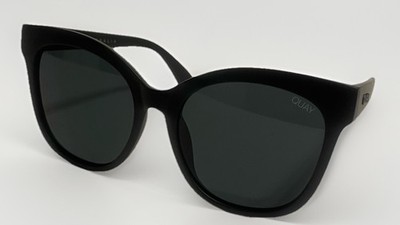 Quay It's My Way Matte Black /Black Smoke Sunglasses
