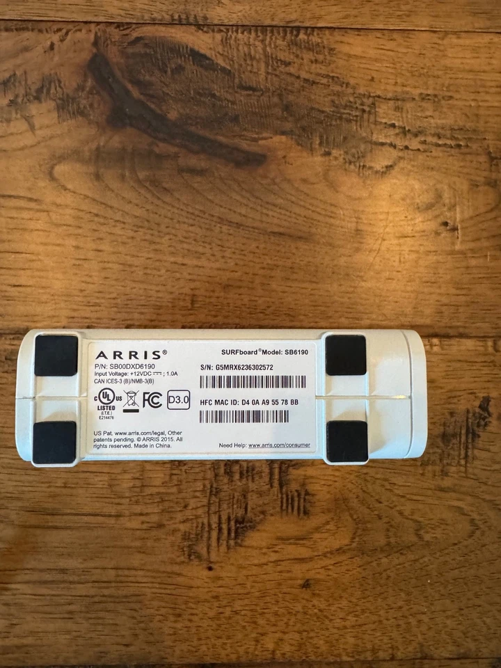 ARRIS SURFboard Cable Modem SB6190 DOCSIS 3.0 - Image 2 of 4