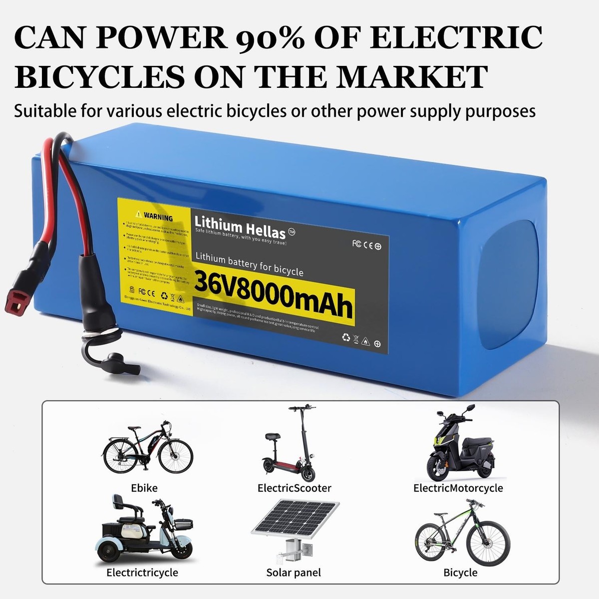 48V 18Ah Ebike Battery for Rumble – E-Bikes