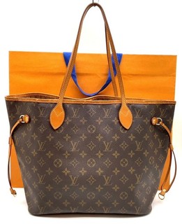 Auth Louis Vuitton Monogram Neverfull MM Tote Bag M40995 W/Bag NS080952