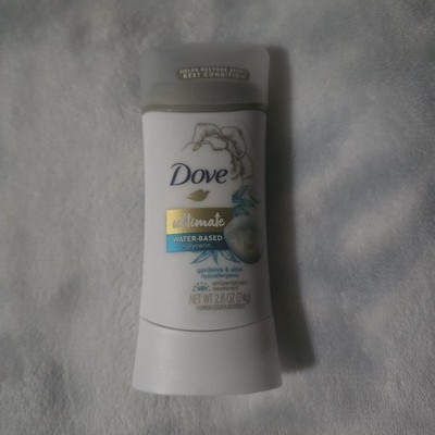 Dove Ultimate Water-Based +Glycerin Antiperspirant Deodorant (Gardenia & Aloe)