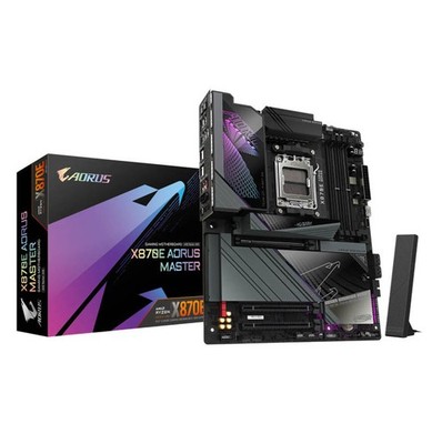 Gigabyte X870E AORUS MASTER AM5 socket, with AMD  Ryzen  7/8/9000 series CPU