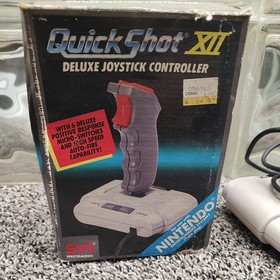 Quickshot XII 12 Deluxe Joystick Controller Nintendo NES 1987 with Box vintage 