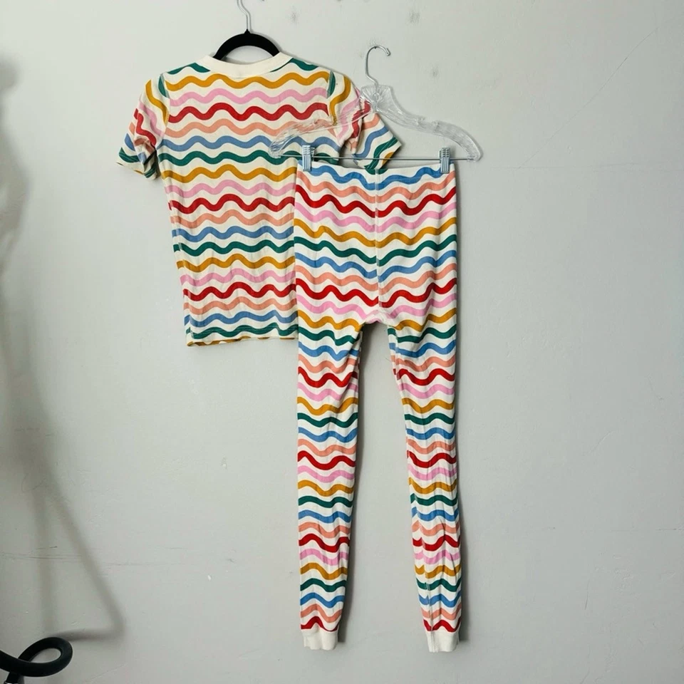 Пижамный набор Hanna Andersson из разноцветного органического хлопка для девочек размер 14-16 - Изображение 2 из 4