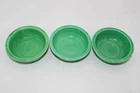 SET OF 3 TRUE VINTAGE FIESTA/FIESTAWARE 4-3/4" LIGHT GREEN FRUIT/DESSERT BOWLS