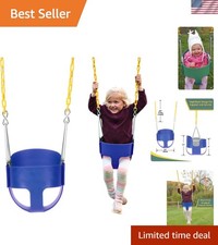 High Back Toddler Swing Seat   Safe, Durable, and Ready to Hang for Outdoor Fun