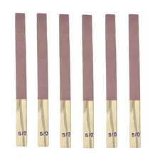 6 Pack 9-1/2" x 3/4" Grit 5/0 Polishing Paper Emery Sticks -  Jewelry Making