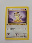 Pokémon TCG Meowth 1st Edition Jungle
