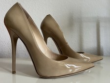Jimmy Choo Anouk Pumps 40 Nude Beige Lacklede...