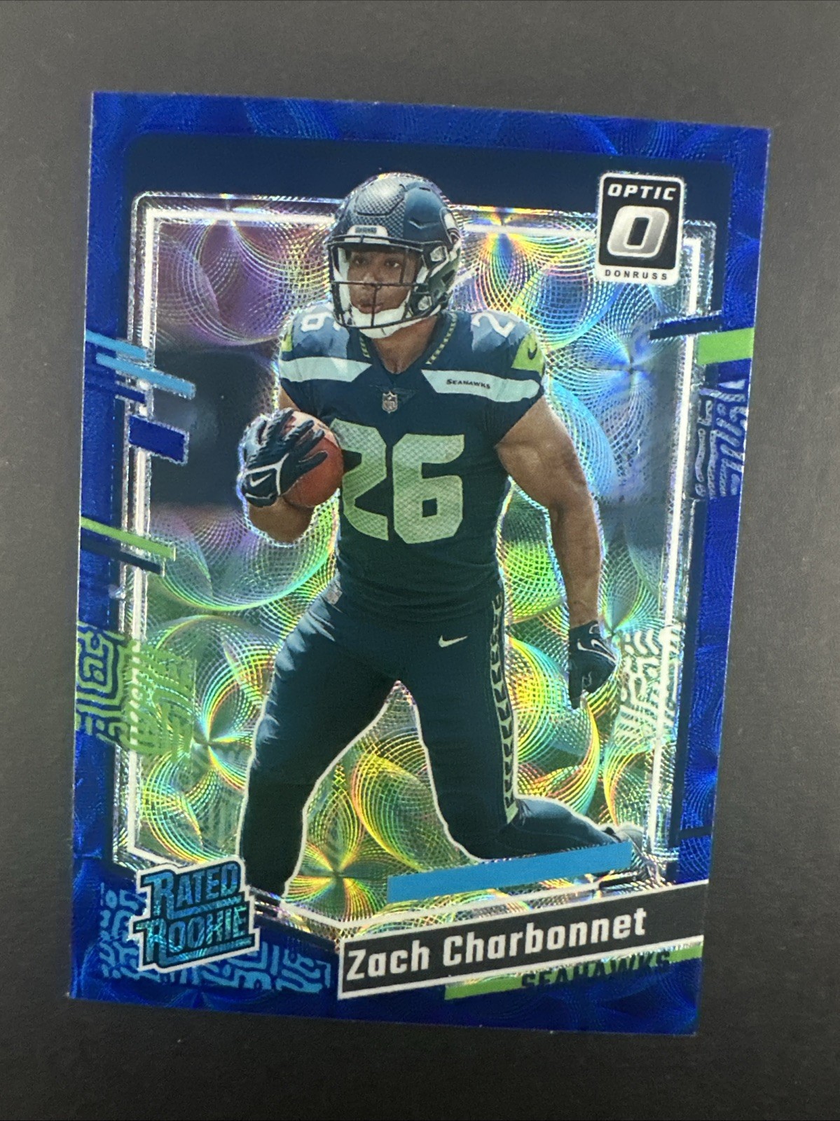 2023 PANINI DONRUSS OPTIC #294 ZACH CHARBONNET BLUE SCOPE PRIZM RC RATED ROOKIE
