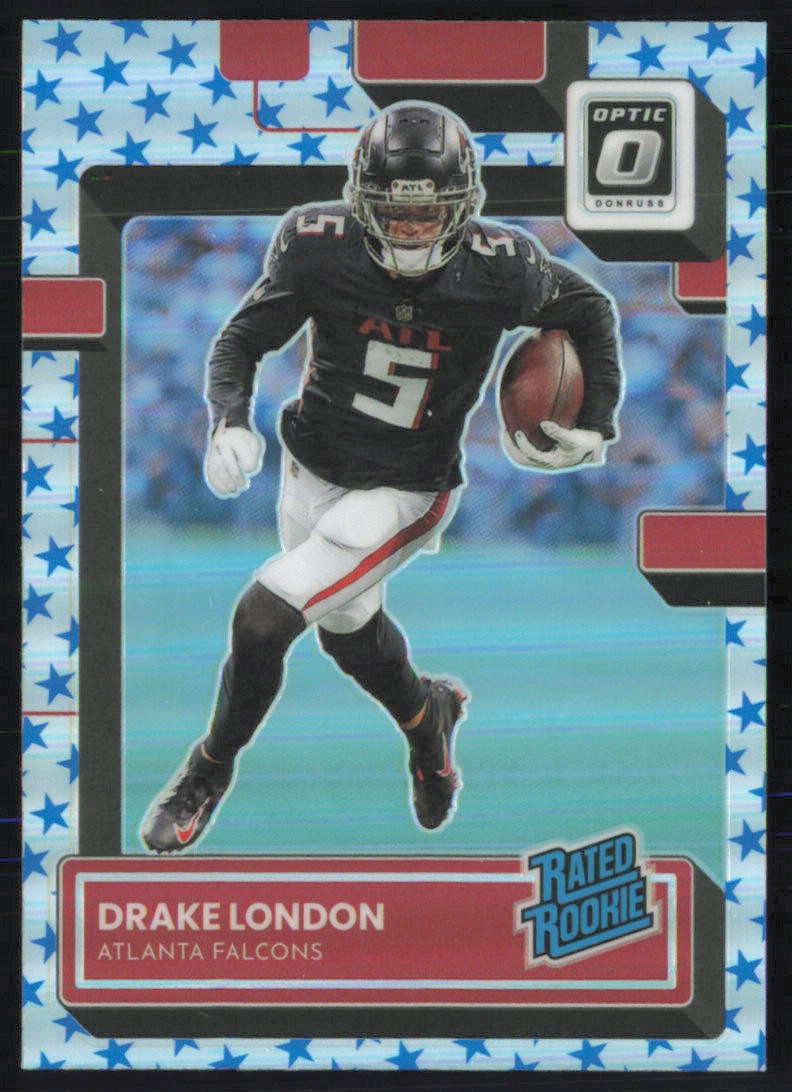 Drake London 2022 Donruss Optic Stars #207 RC Atlanta Falcons