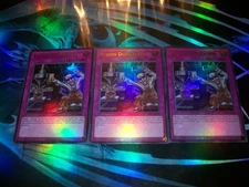 3x Fusion Duplication 1st Edition Ultra Rare CH01-EN040 Yu-Gi-Oh!