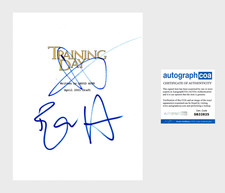 ETHAN HAWKE DENZEL WASHINGTON AUTOGRAPH SIGNED TRAINING DAY FULL SCRIPT ACOA