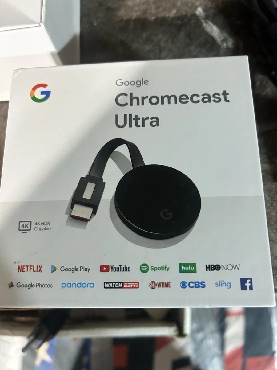 Google Chromecast Ultra Black Media Streamers for sale | eBay
