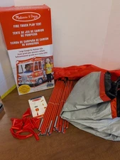 Melissa& Doug Fire Truck Tent - Kids Play Tent Pop Up.