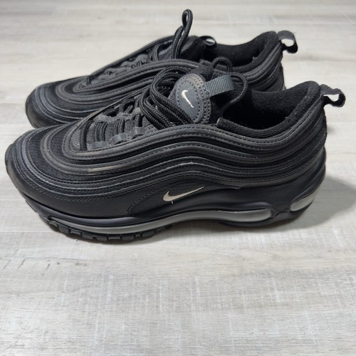 Size 5.5 - Nike Air Max 97 Triple Black W Comfort Retro Running Gym Casual - Picture 2 of 8