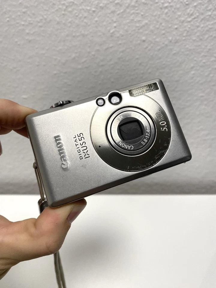 Canon Digital IXUS 55 / Kompakte Retro Digitalkamera / Lesen / Geprüft ✅ - Bild 4 von 4