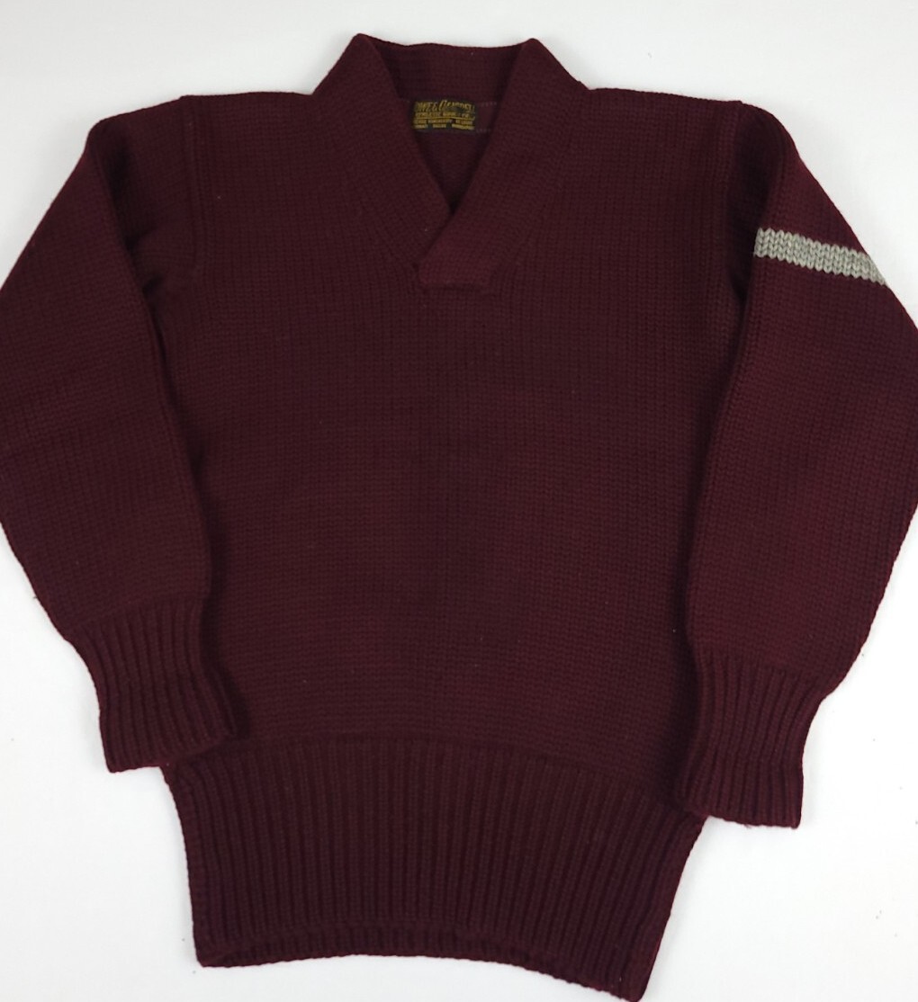 トップス 30s 40s Vintage Handmade Vneck Sweater 30s 40s Vintage Handmade Vneck Sweater