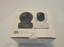 Wansview Q5 Wireless Security Camera, IP Camera 2K, 1 Count, White - New
