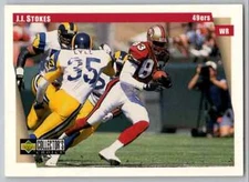 1997 UPPER DECK UD CHOICE J.J. STOKES SAN FRANCISCO 49ERS #389