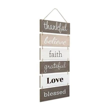 Wall Décor Sign - Welcome Vertical Wall Art Decorations, Rustic Home Accessories