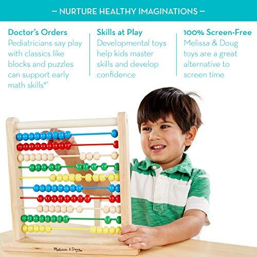 Ábaco Juguete De Conteo Educativo Clásico De Aprendizaje Madeira De Matemáticas - Imagen 3 de 8