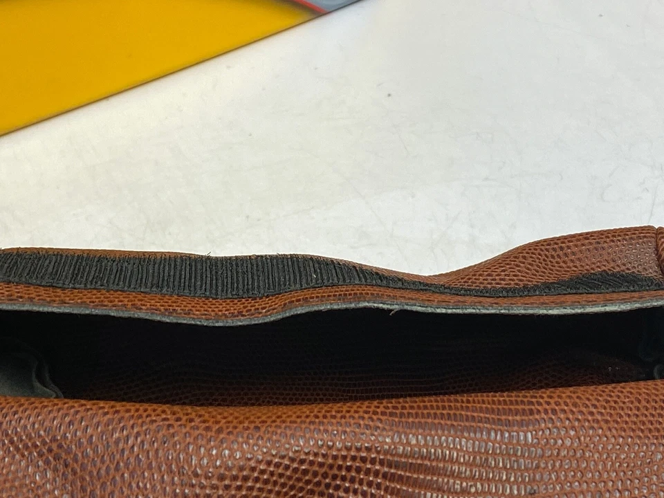 🔥Harley Yamaha Kawasaki Cuero Marrón Parabrisas Bolsa de Herramientas🔥 Foto 2 de 4