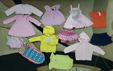Lot of 12 Baby Girl Dress,Cardigan,T-Shirt,Skort,Hoodie Size 18 Month