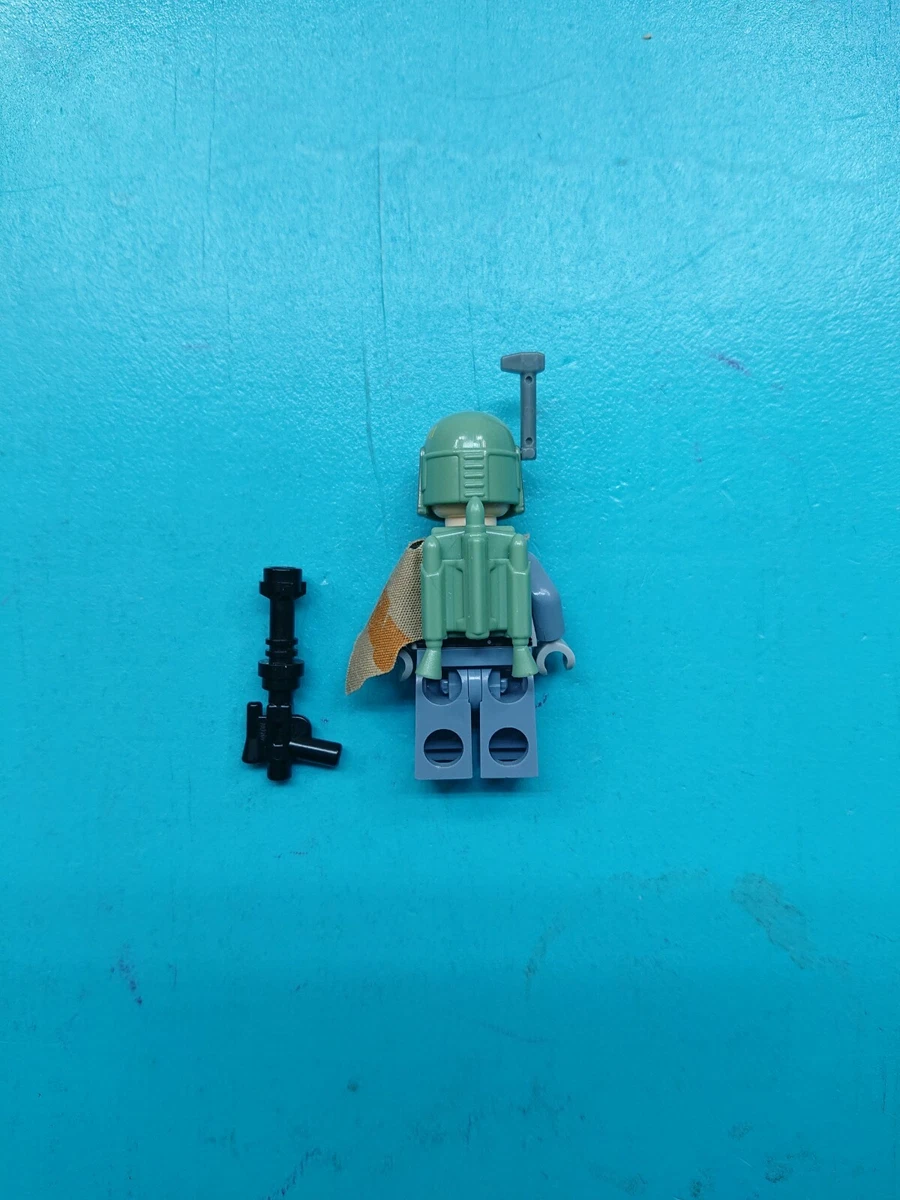 Lego Star Wars Minifigure Bounty Hunter Boba Fett Jetpack Blaster 75137 75243