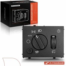 A-Premium Headlight Switch Dimmer White Light for Chevrolet Silverado GMC Sierra