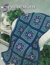 NEW SUNBURST AFGHAN ANNIE'S CROCHET QUILT  AFGHAN CLUB PATTERN INSTRUCTIONS