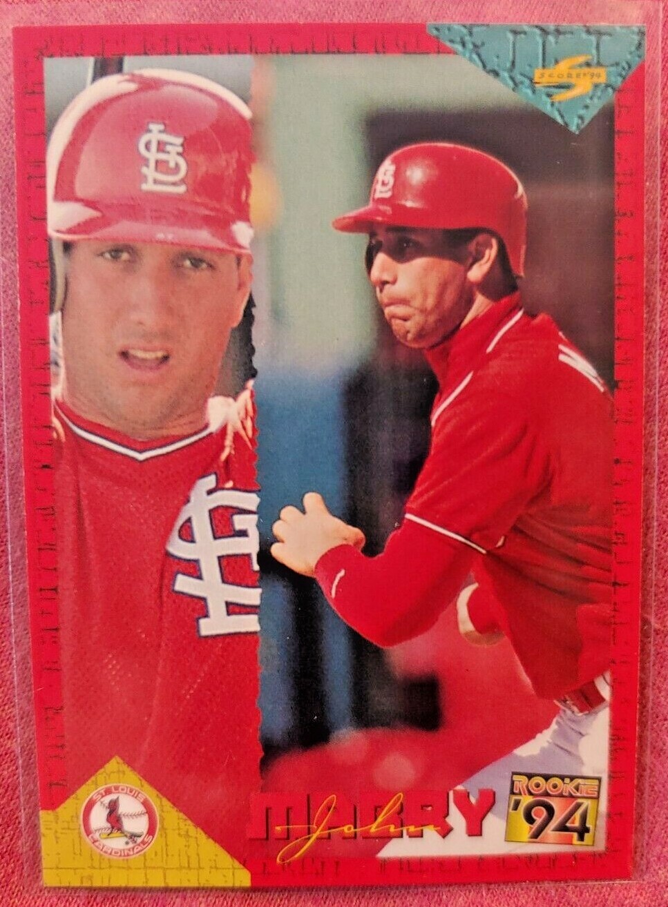 1994 Score Rookie/Traded #RT130 #130 John Mabry RC Rookie St. Louis Cardinals
