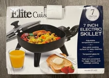 Elite Cuisine EFS-400: Maxi-Matic 7-Inch Non-Stick Electric Skillet with Glass