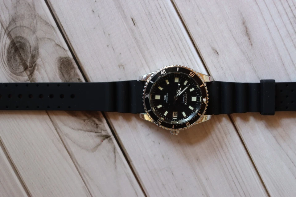 Reloj Hombre CITIZEN Automático Analógico Acero Inoxidable Plateado 4-820789Y Usado Buzo Foto 3 de 4