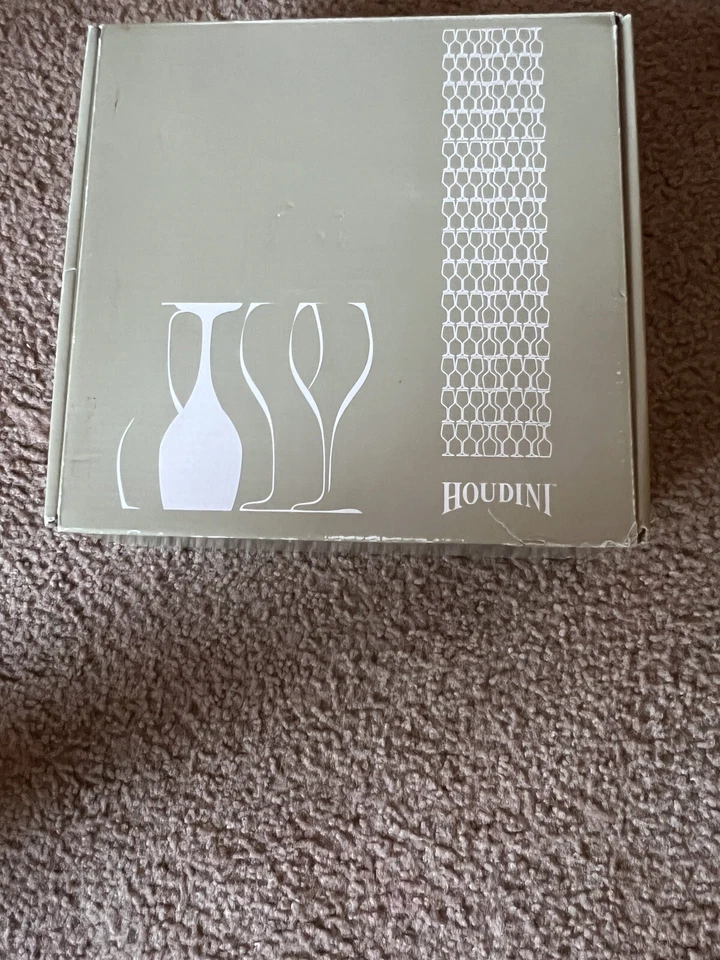 Juego de sacacorchos y aireador para botella de vino Houdini de 5 piezas en plata Foto 2 de 4