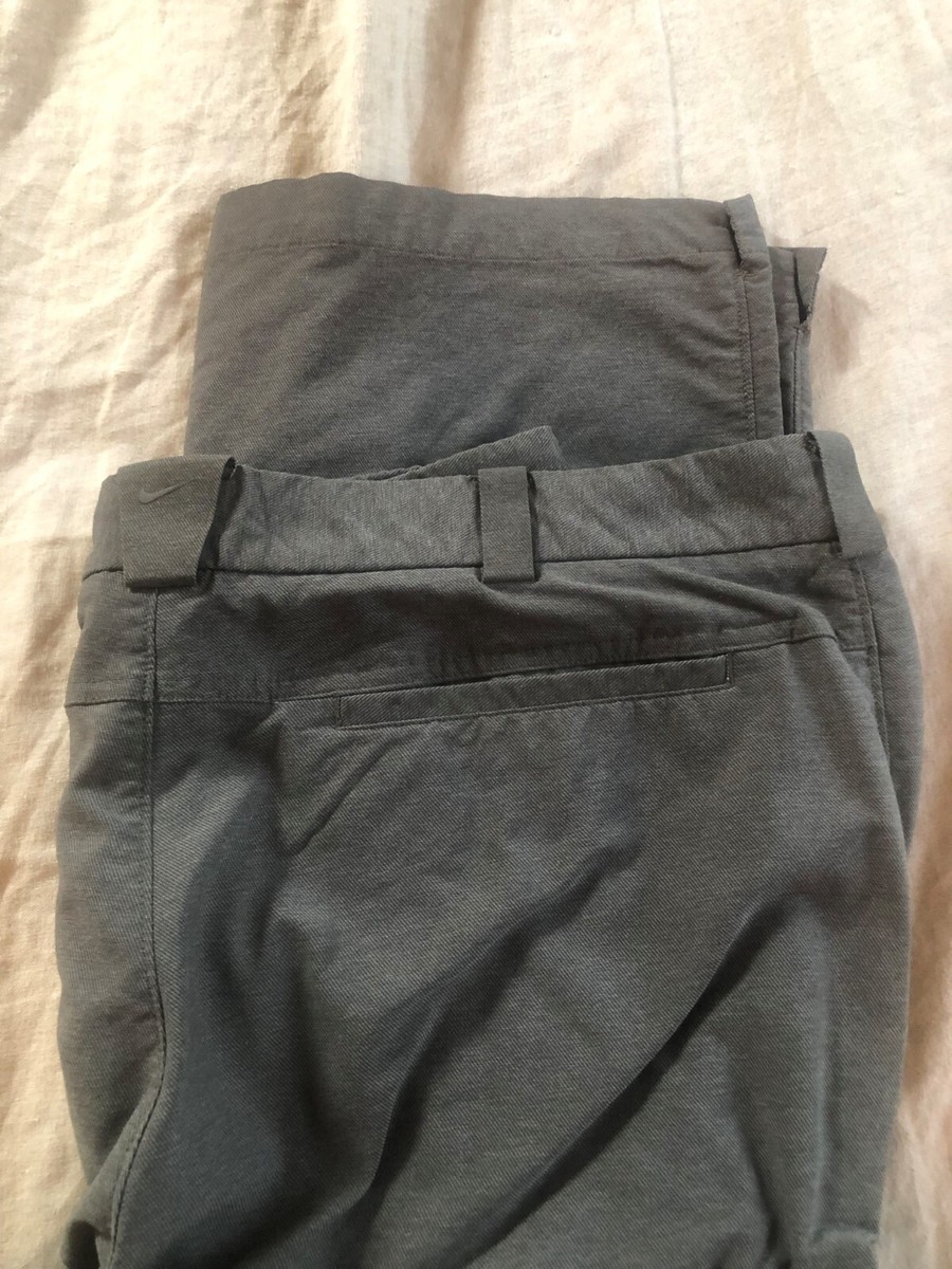 Nike Dri-Fit Flex Golf Pants Mens 34x30 Gray Performance Nike Dri-Fit Flex Golf Pants Mens 34x30 Gray Performance