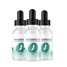 (3 Pack) Kerassentials - Toenail Fungus Treatment Oil - Healthy Skin & Nails