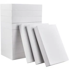12 Pack 17" White Extra Large Gift Boxes With Lids For Clothes Presents