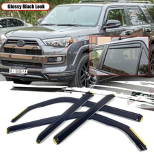 For 2010-2024 Toyota 4Runner In-Channel Window Vent Visor Rain Guard Sun Shade
