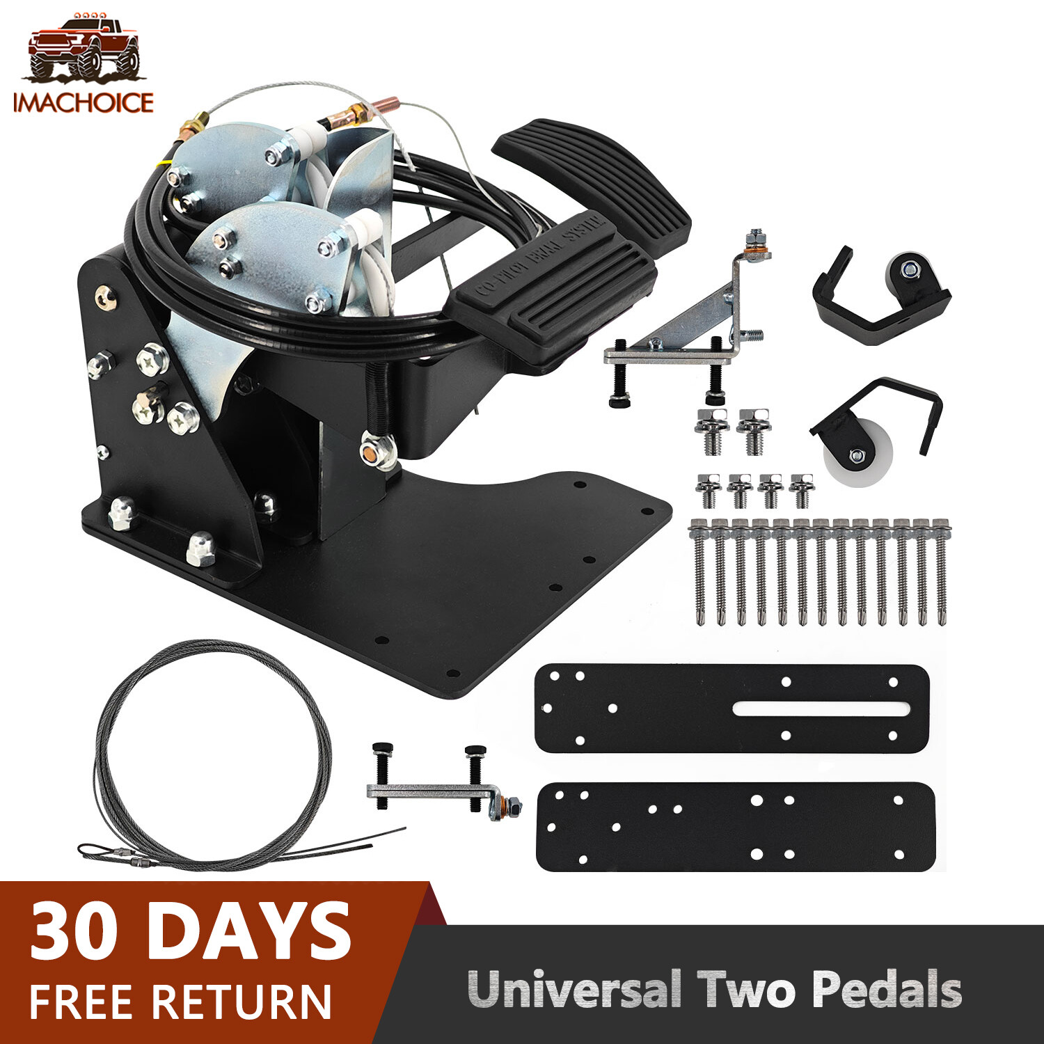 Gas and Brake Pedal Dual Control Car Gas pedal To Driver Training Vehicle NEW