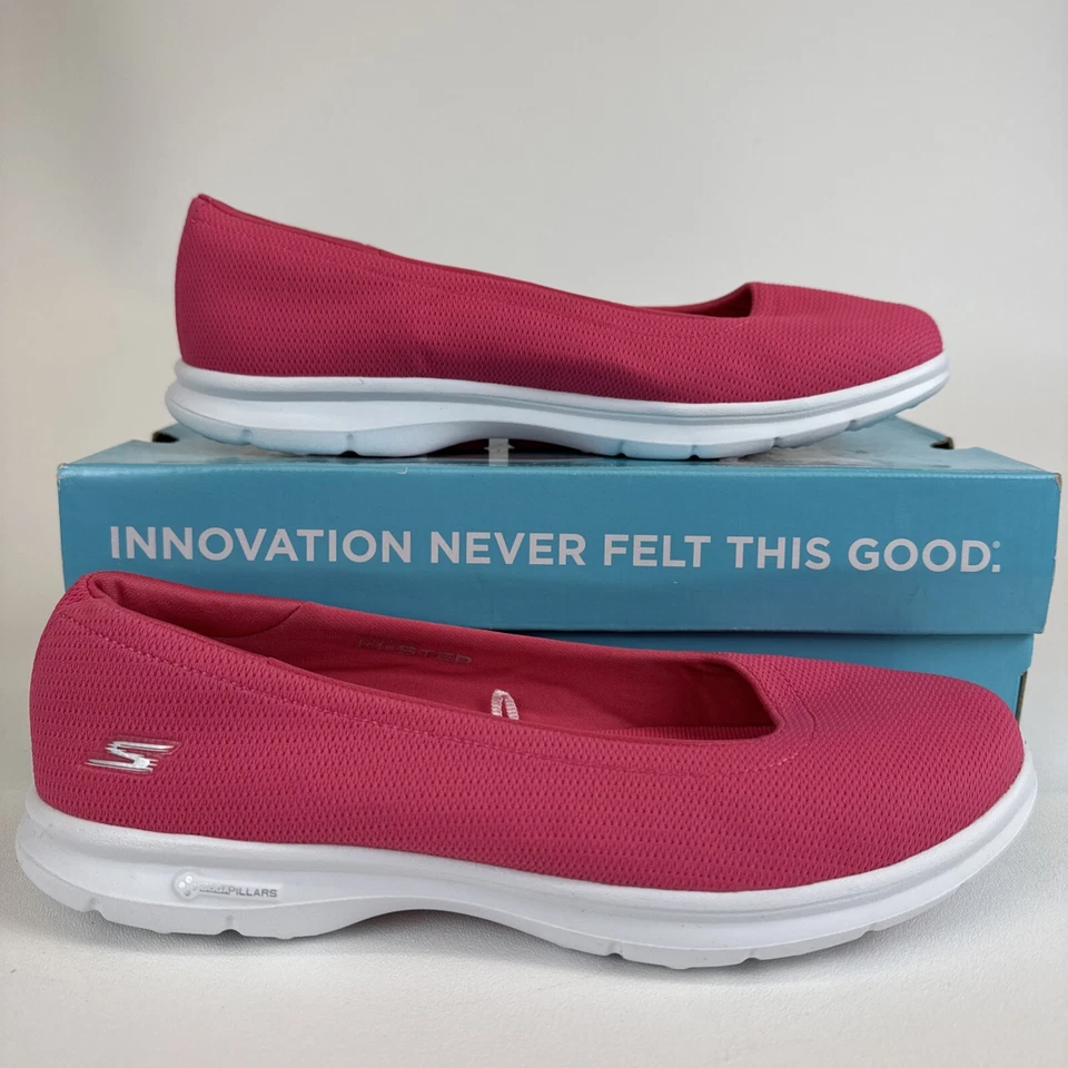 Skechers Go Step-Luxe Women's Shoes Pink Size 9 New In Box - Image 2 of 4