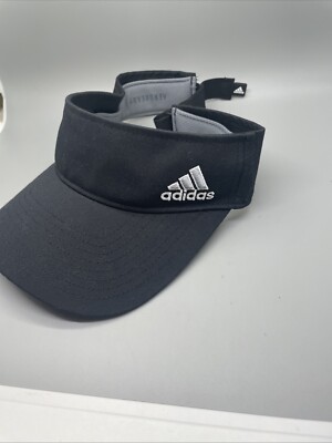 Adidas Visor Hat Cap Aeroready Outdoor Athletic Sports Adult Womens Black