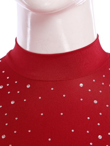 Womens Rhinestones Ballet Leotard Outfit Dress Skating Lyrical Dance Costume - Picture 16 of 76