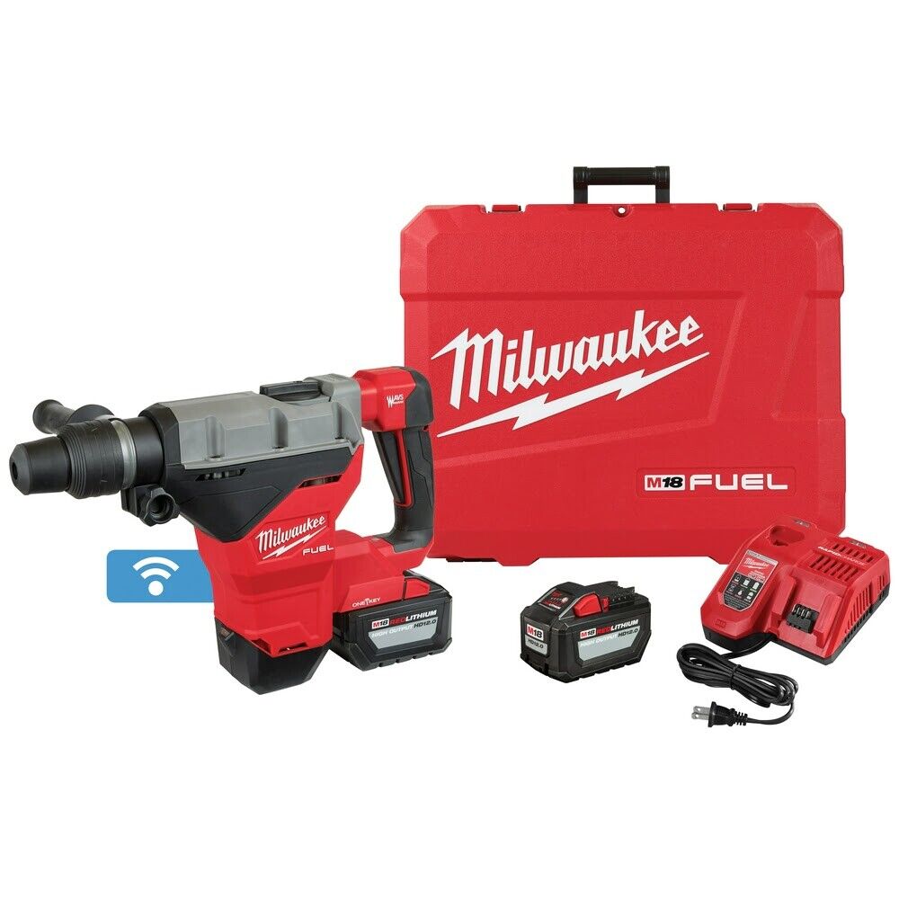 M18 FUEL 18-Volt Lithium-Ion Brushless Cordless Hammer Drill Driver/SDS Rotary Hammer/ Impact Driver with 4-Batteries M18 FUEL 18-Volt Lithium-Ion Brushless Cordless Hammer Drill Driver/SDS Rotary Hammer/ Impact Driver with 4-Batteries