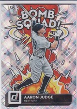 AARON JUDGE Donruss BOMB SQUAD DIAMOND $$ VARIATION Baseball Card NY YANKEES!