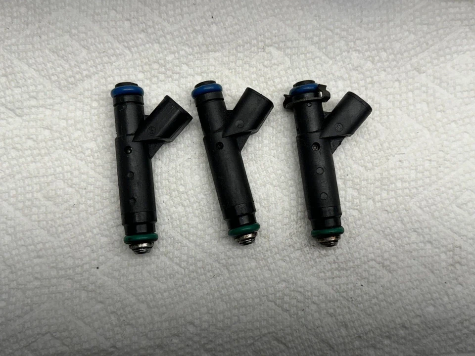 Inyectores de combustible Siemens 3 piezas para Jeep Wrangler Grand Cherokee 1999-2004 originales Foto 2 de 4