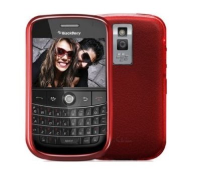 iSkin Vibes Flexible Slim Fit BodyGuard Für BlackBerry Bold Rot