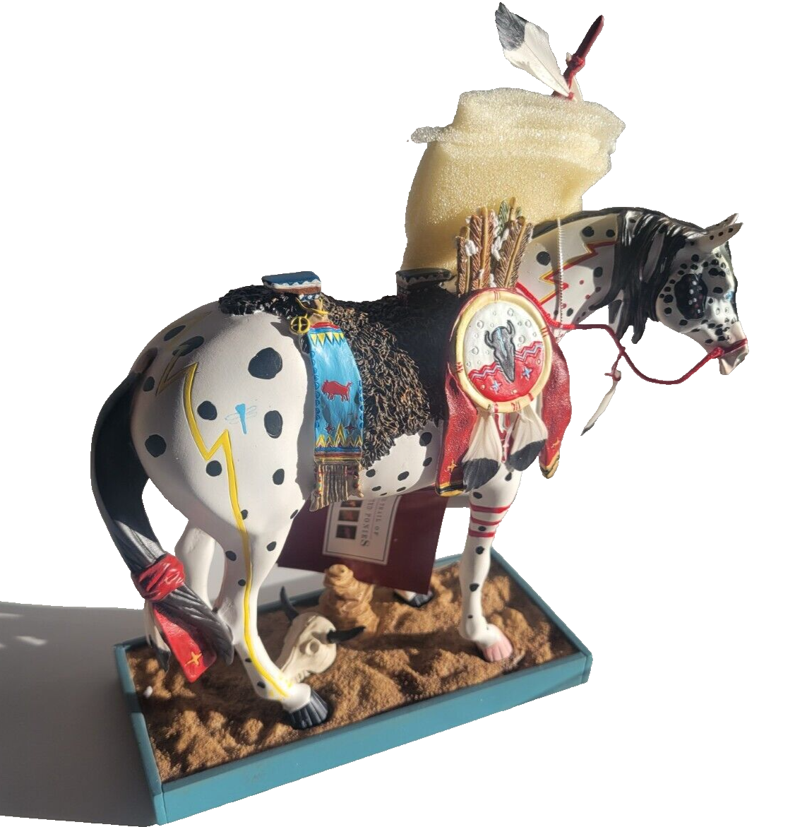馬　置物　ウマ　THE TRAIL OF PAINTED PONIES Trail of Painted Ponys, War Pony #1452, Retired | eBay