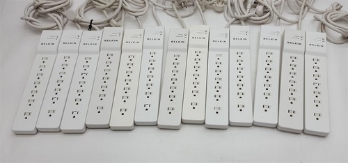 Belkin BE107000-06-CM 7-Outlet Commercial 6\' Surge Protector 120V Lot 13 - Picture 6 of 7