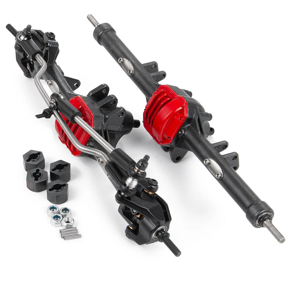 Steel Axle Vorder & Hinter Achse Für 1:10 RC Crawler Axial SCX10 II 90046 90047 - Bild 3 von 4